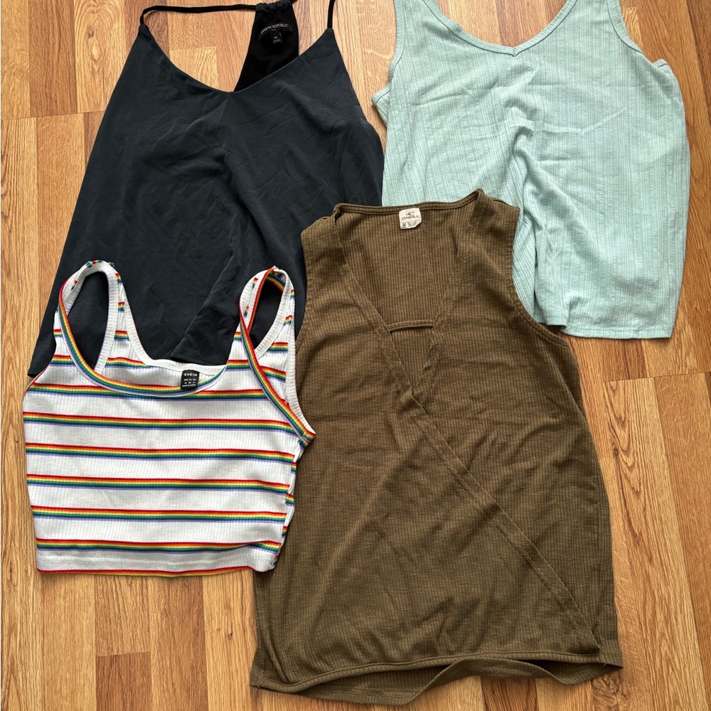 Stylish Women's Tops Collection - Black, Mint, Striped, Brown
